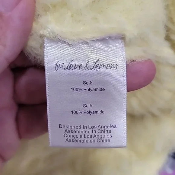 FOR Love & Lemons Fuzzy Sleeveless crop top - Picture 9 of 11